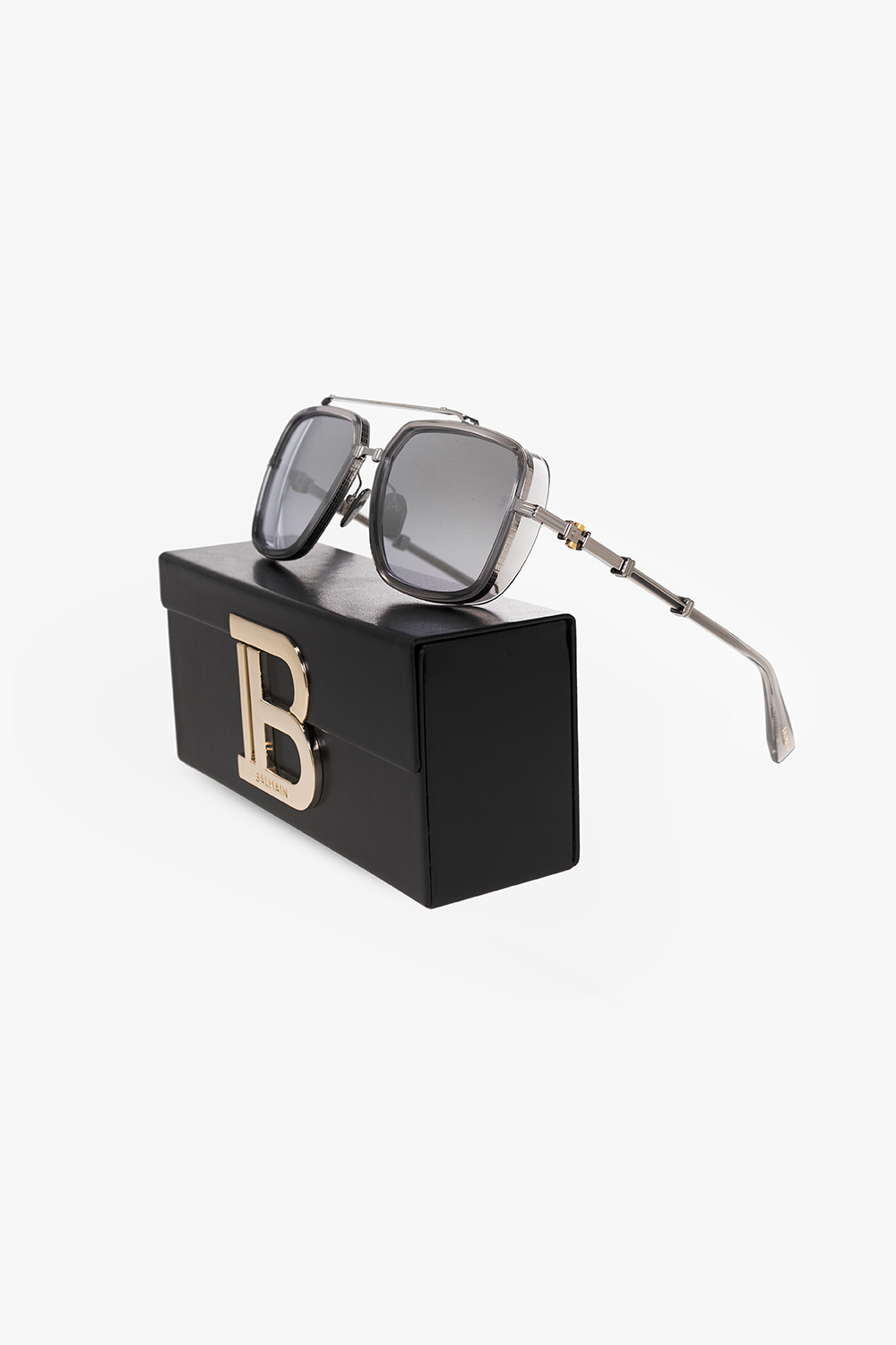 BALMAIN ハイロットフレムオフィササンクラス BPS108C580 0 Silver 'Officier' sunglasses Balmain - Vitkac AS